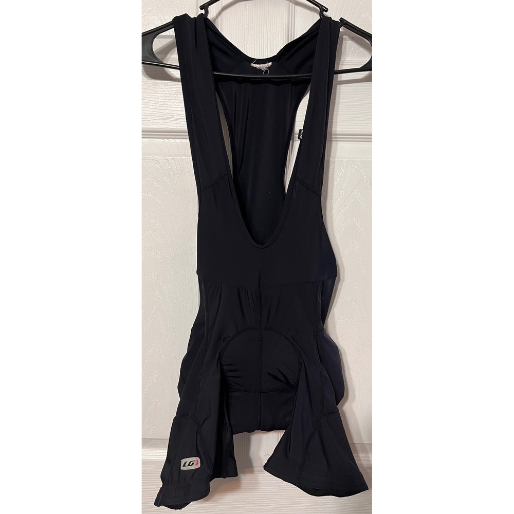LG Performance‎ Black Cycling Bib Shorts Men's Padded Bike Compression Gear READ